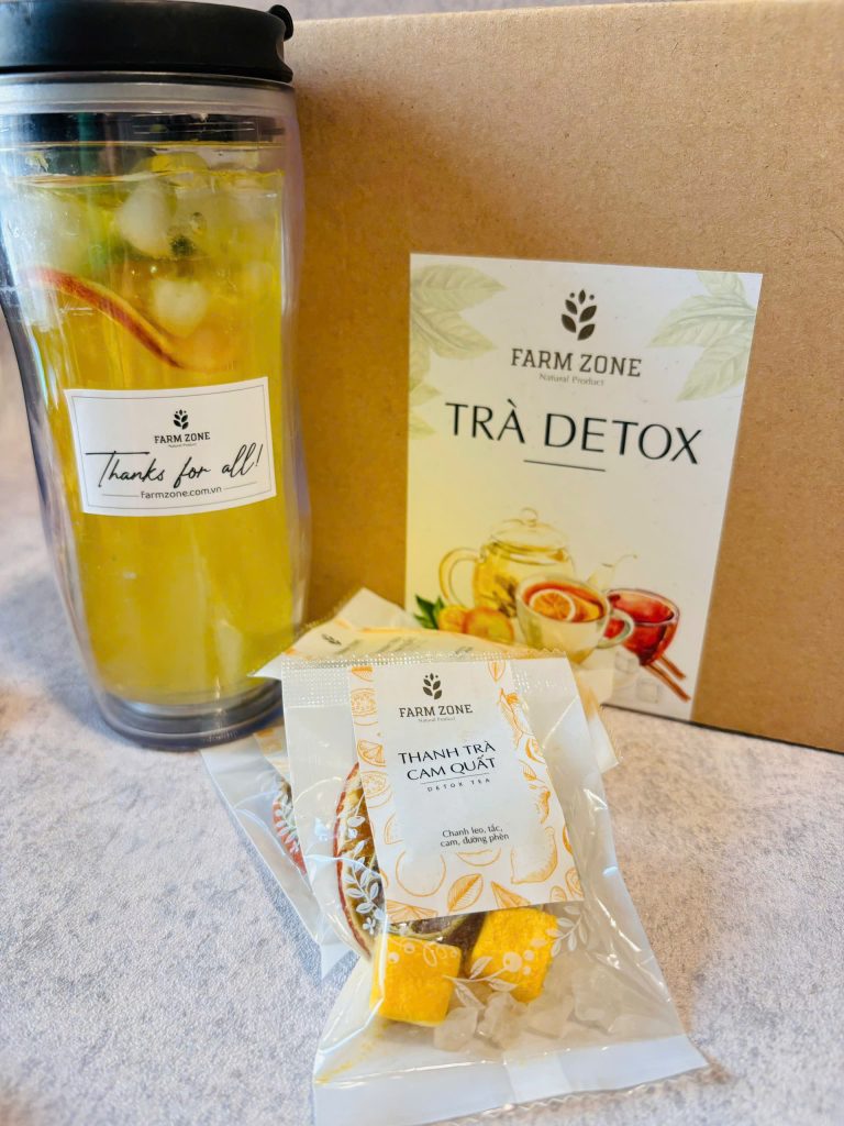 trà detox hoa quả sấy khô