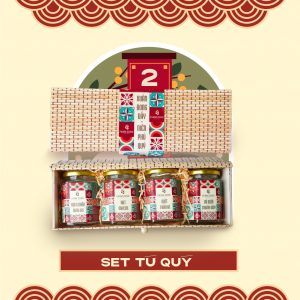 Set quà Tết Tứ Quý